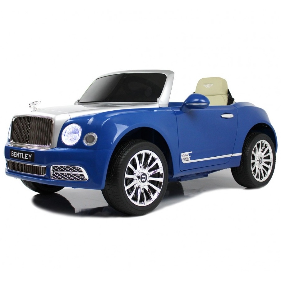 Электромобиль Bentley Mulsanne (сине-белый) JE1006