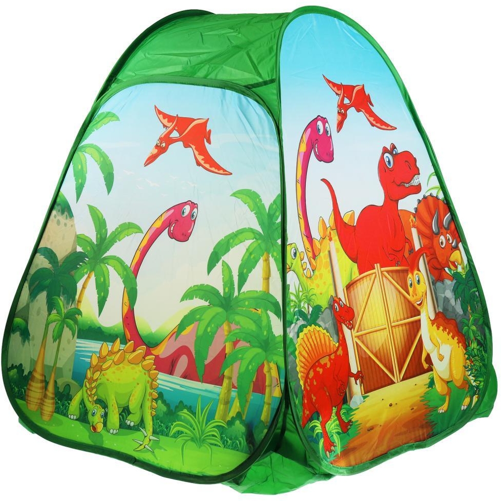 Палатка детская игровая ПАРК динозавров, 81х90х81см, в сумке Играем вместе в кор.24шт GFАDINОРАRК01R
