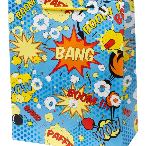 Пакет подарочный Boom Bang (26х32х13 см)