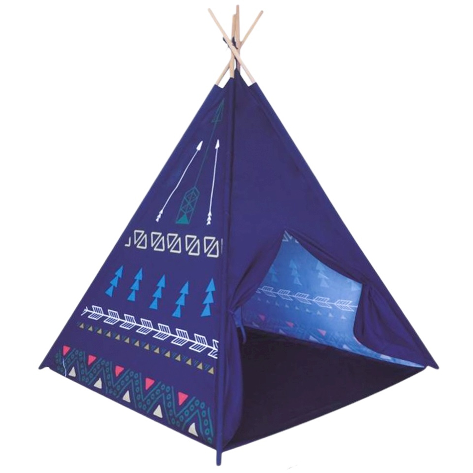 Игровая палатка "Вигвам синий" (150х120х120 см)