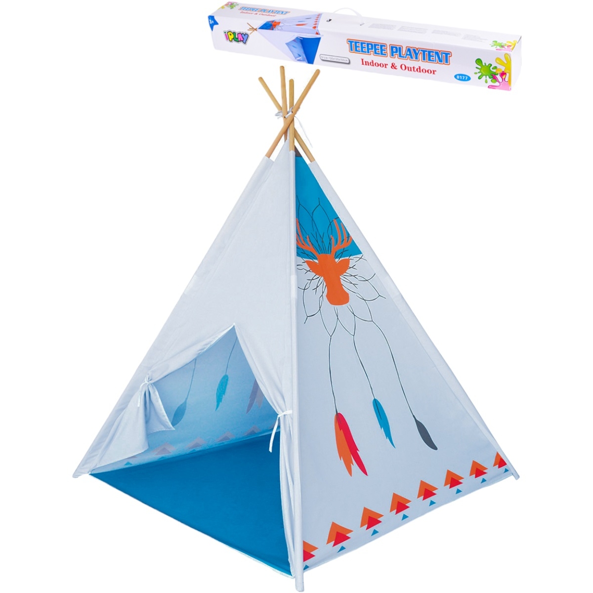 Игровая палатка "Домик индейца" (120х120х150 см)