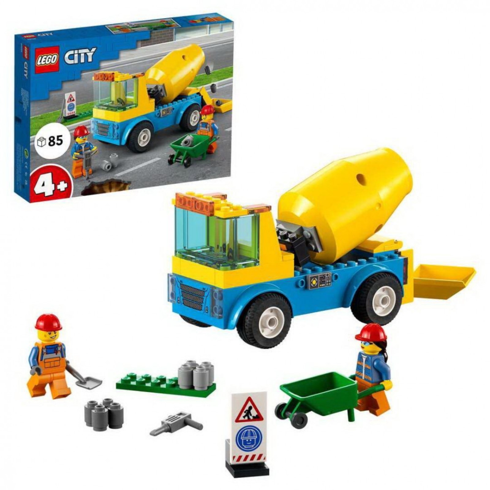 Конструктор Лего City "Бетономешалка" 60325