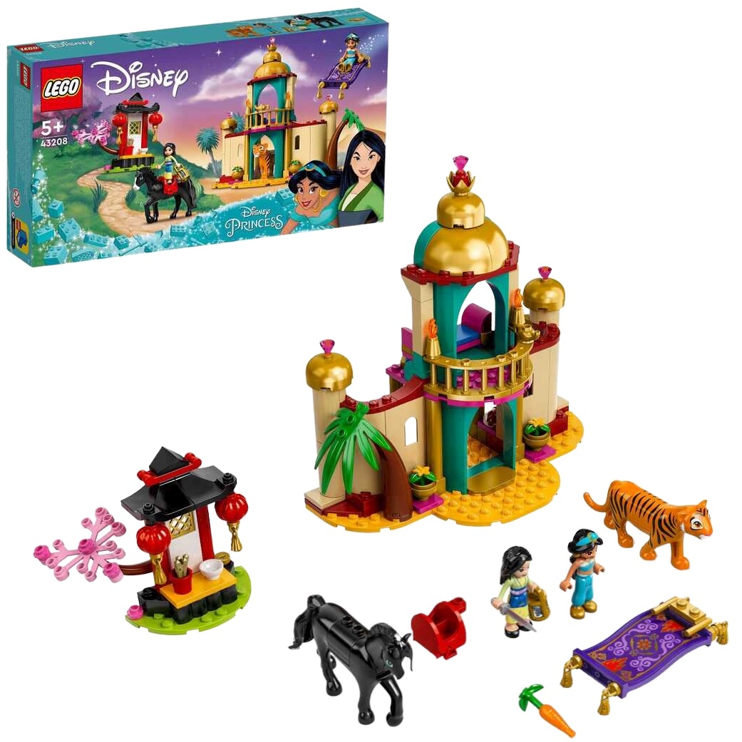 Конструктор Лего Princess "Приключения Жасмин и Мулан" 43208