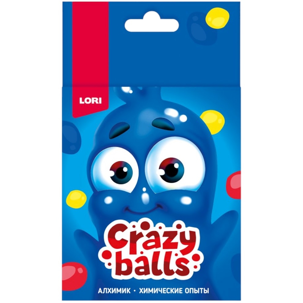 Химические опыты Crazy Balls "Жёлтый, синий и красный шарики" Оп-101