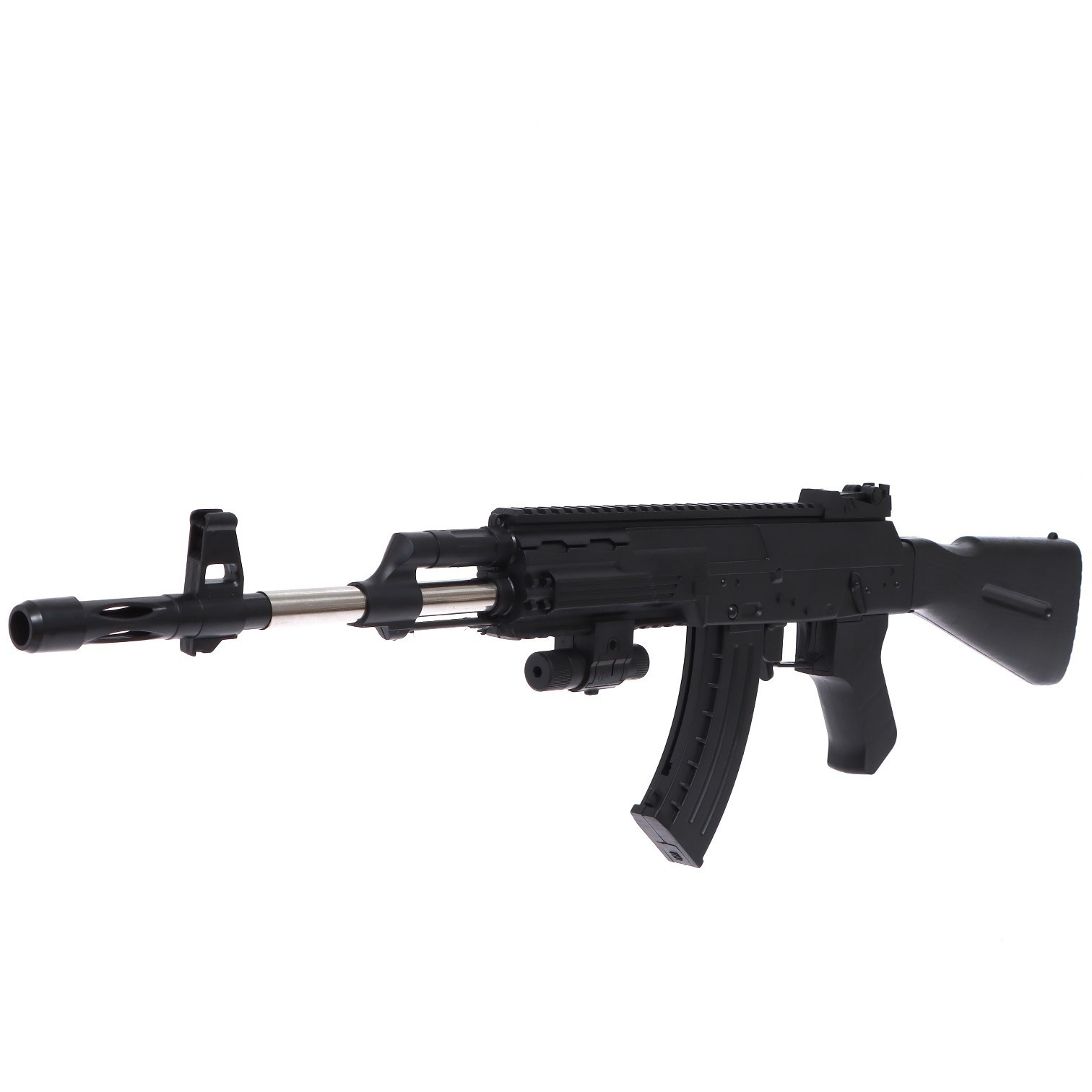 Автомат АК-47 (черный, с лазером)