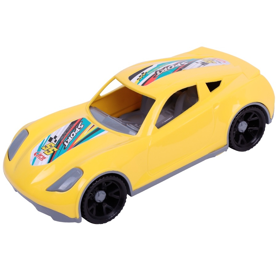 Машинка Turbo "V" (желтая 18.5 см)