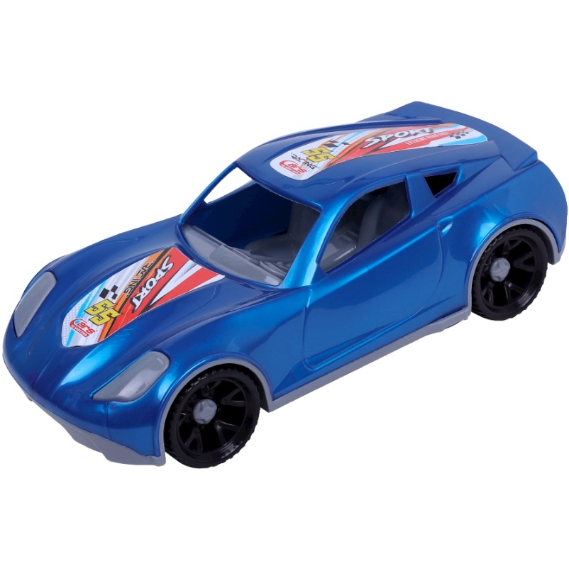 Машинка Turbo "V" (синий металлик, 18.5 см)