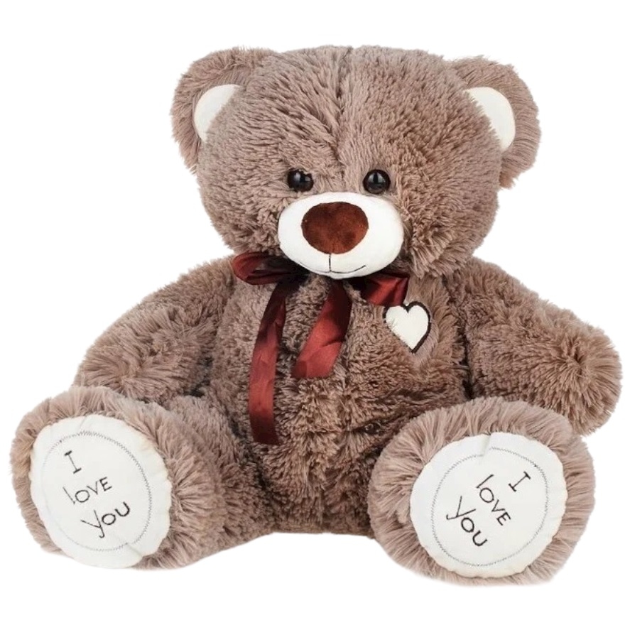 Мягкая игрушка "Медведь Арчи" (65 см, бурый)