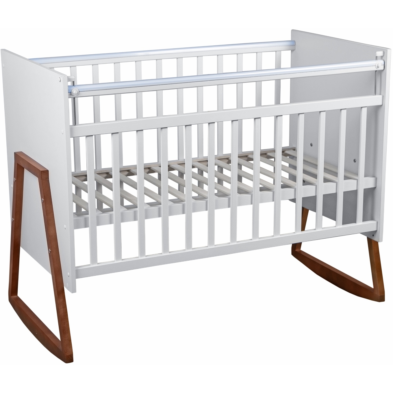 Кровать детская Astrid (массив березы, ЛДСП, белый) ММ101