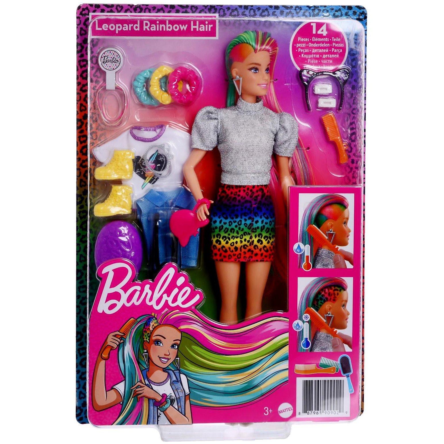 Кукла Барби "Радужные волосы" GRN80 7329079