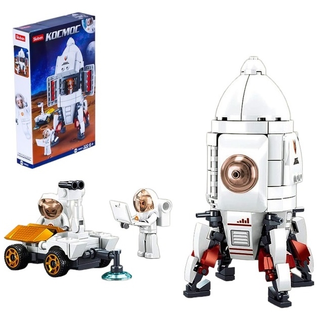Конструктор Космос "Исследовательская ракета", 320 деталей 6958171