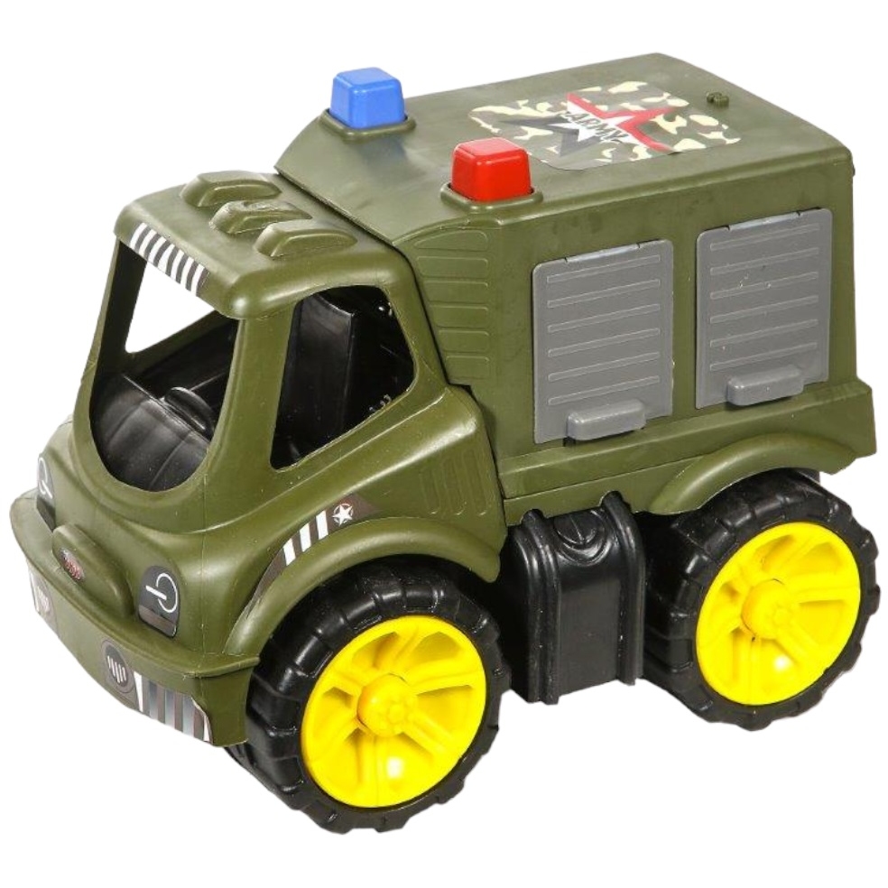 Пластмассовая игрушечная машина Toy Bibib "Военная" (29*19*23 см), сетка PP 2018-093