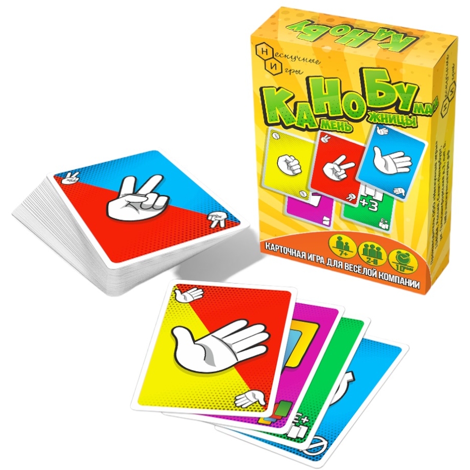 Карточная игра "Канобу" (камень-ножницы-бумага) 8105