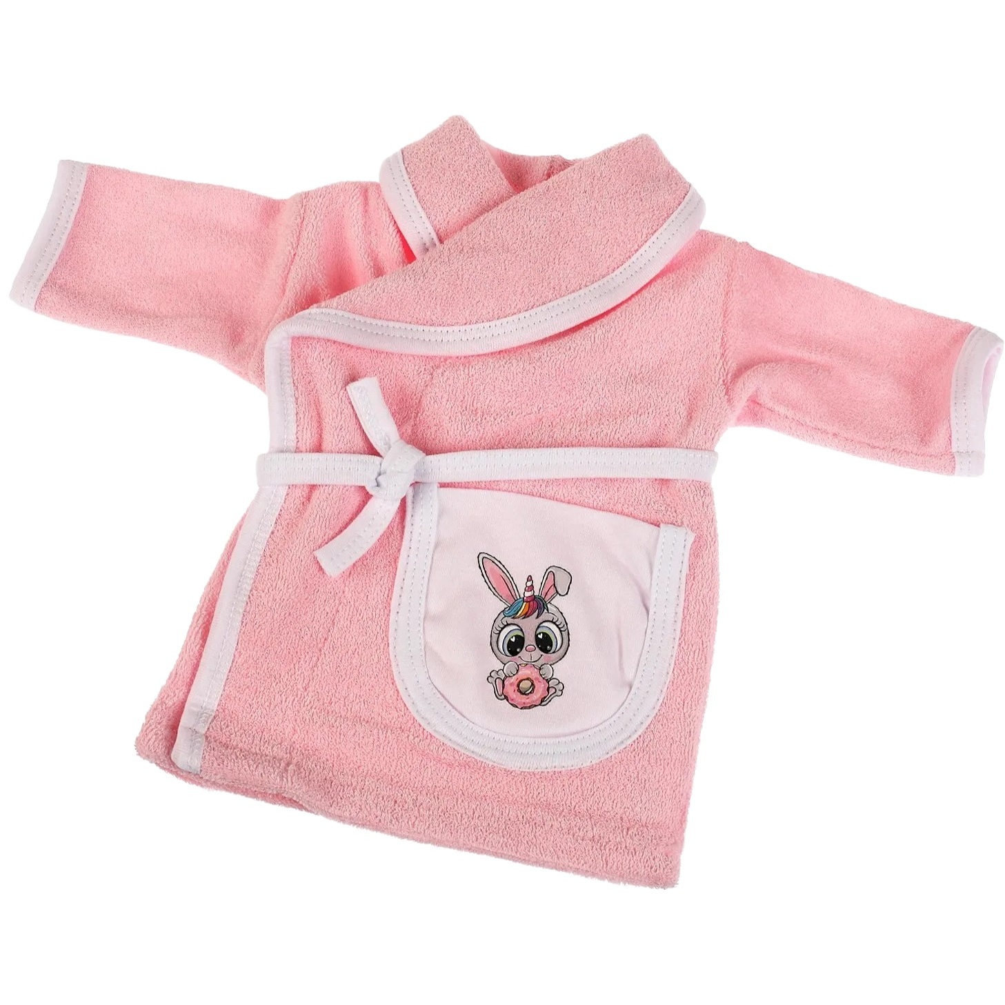 Одежда для кукол "Карапуз" (халат, зайка, розовый, 40-42 см) ОТF2201GRU