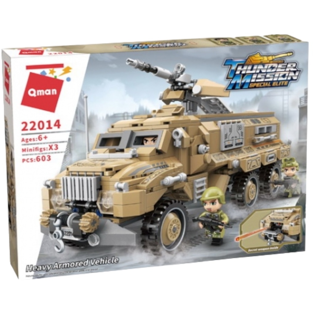 Конструктор "Военная машина" (603 дет.)