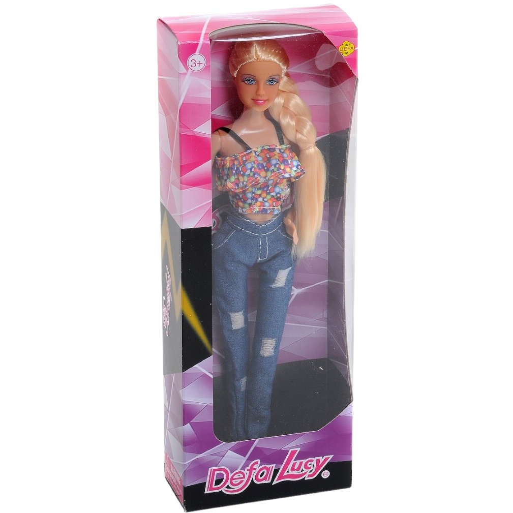 Кукла "Дефа Люси" в джинсах и топике (29 см)