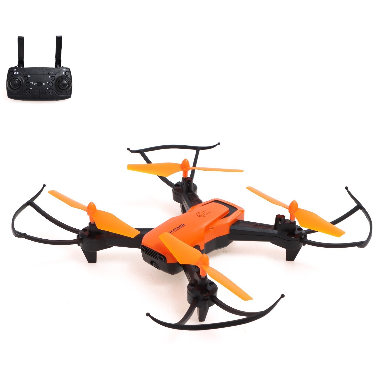 Квадрокоптер LH-X56WF (камера, передача изображения на смартфон, Wi-FI, оранжевый) 7651302