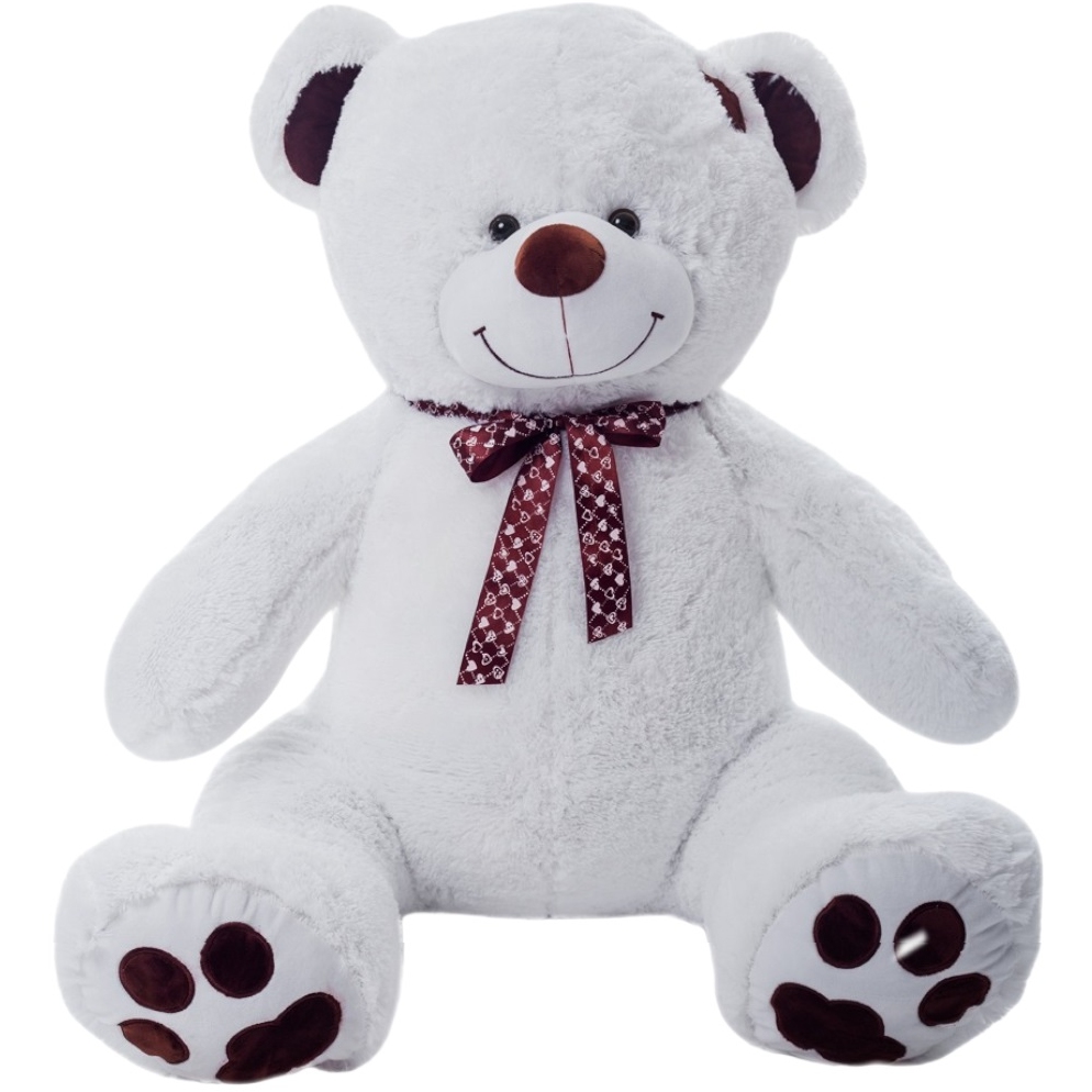 Мягкая игрушка "Медведь Тони" (145 см, белый)
