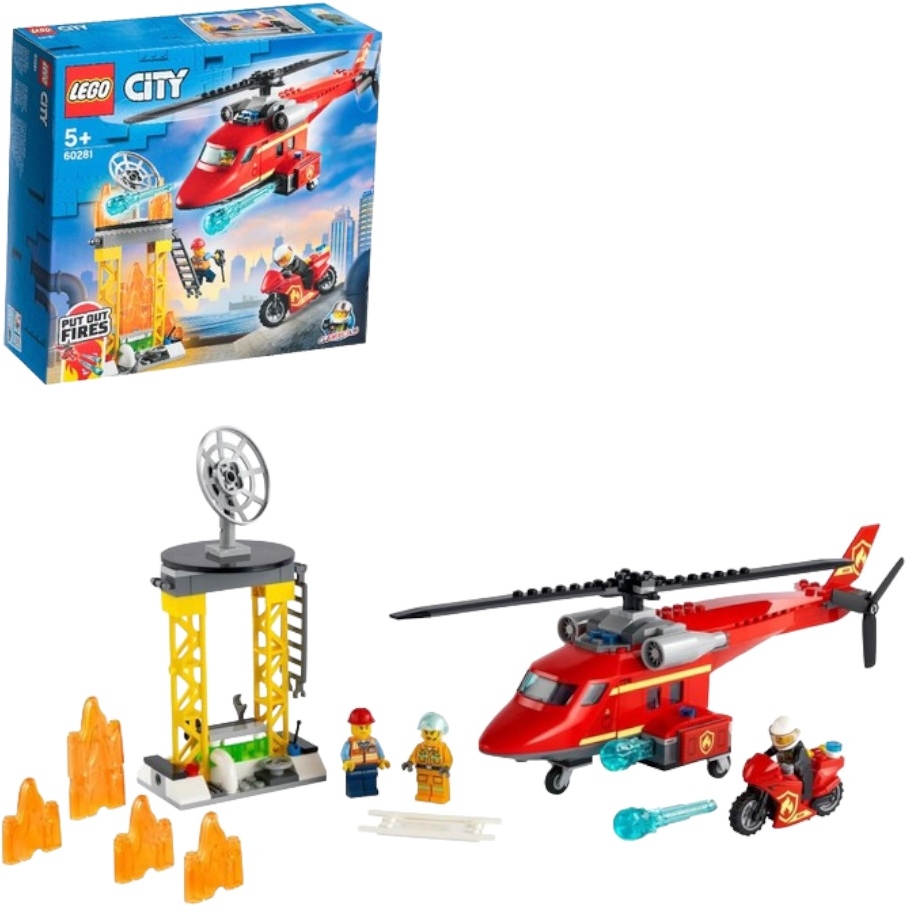 Лего "Спасательный пожарный вертолёт" (212 дет.)
