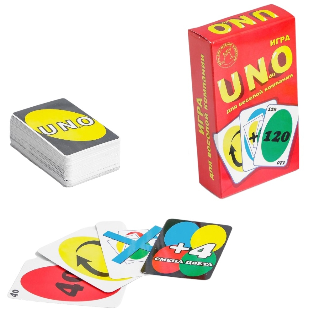 Карточная игра "УНдирО" (108 карт, 8х11 см)