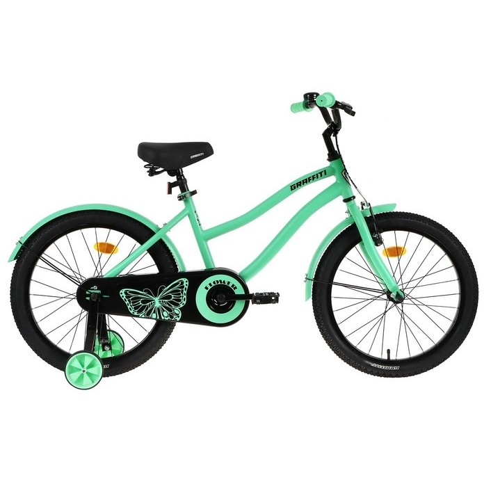 Велосипед 20" Graffiti Flower (светло-зеленый)