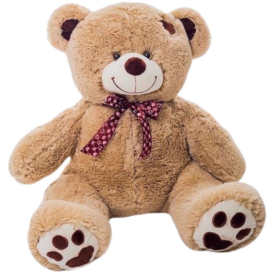 Мягкая игрушка "Медведь Тони" (кофейный, 110 см)