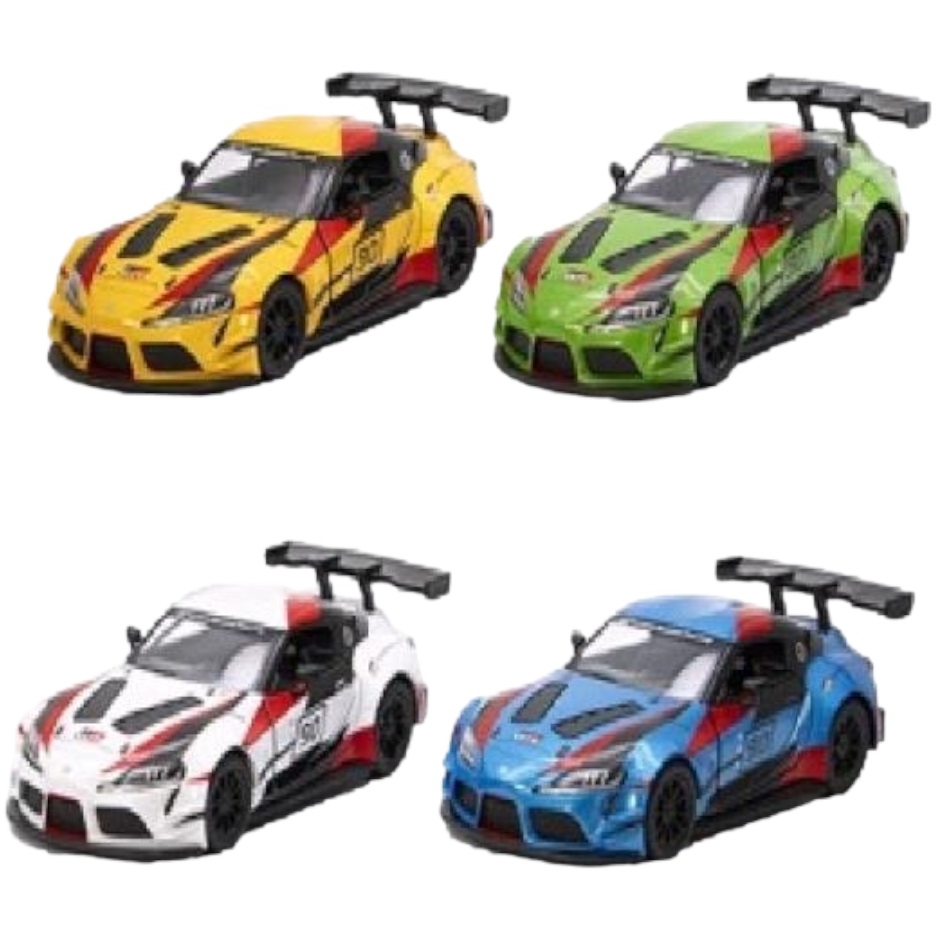 Машина Kinsmart Toyota GR Supra Racing (металл, инерция, 12.5 см)