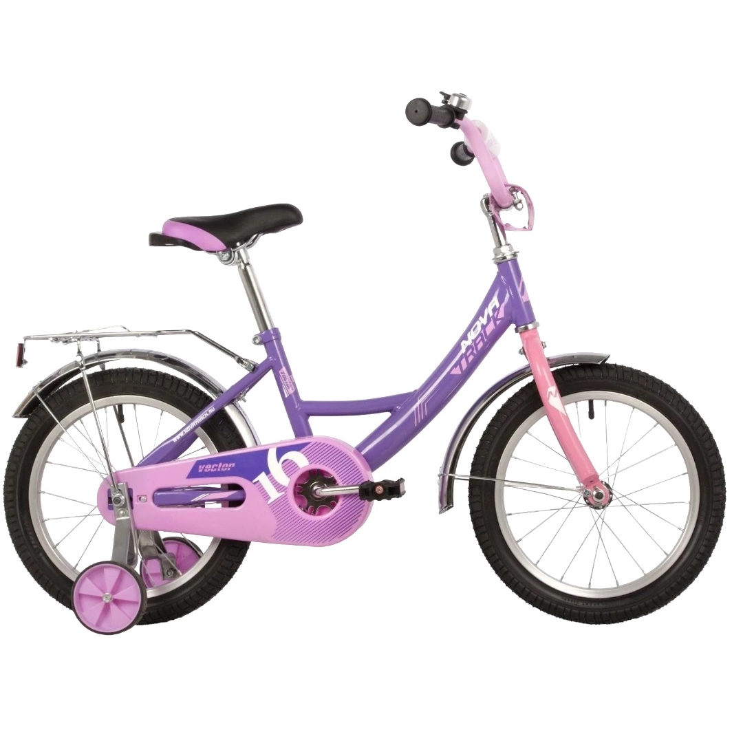 Велосипед 16" Novatrack Vector (фиолетовый)