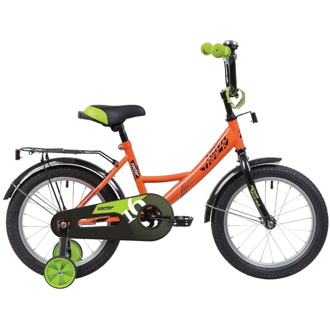 Велосипед 16" Novatrack Vector (оранжевый)