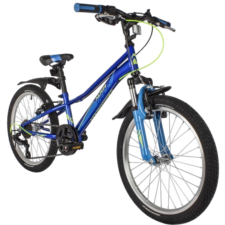 Велосипед 20" Novatrack Valiant (синий, 6 скоростей)