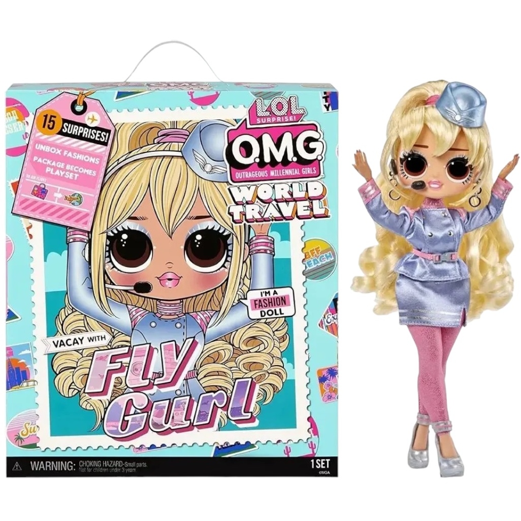 Кукла L.O.L. Surprise Кукла OMG Travel Doll- Fly Gurl (серия Трэвэл - Флай Гёрл) 579168