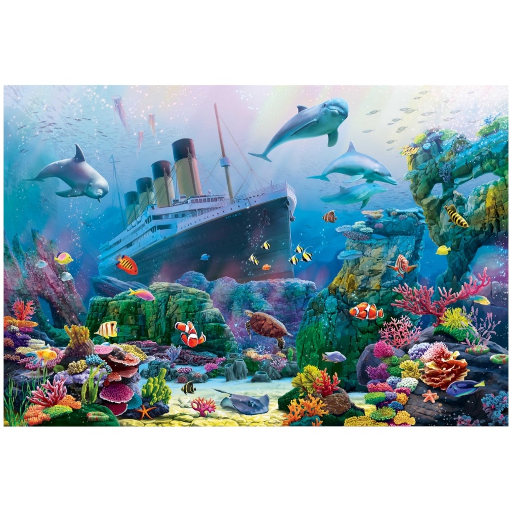 Картина по номерам "Корабль на дне океана" (30х40 см) ХК-0918