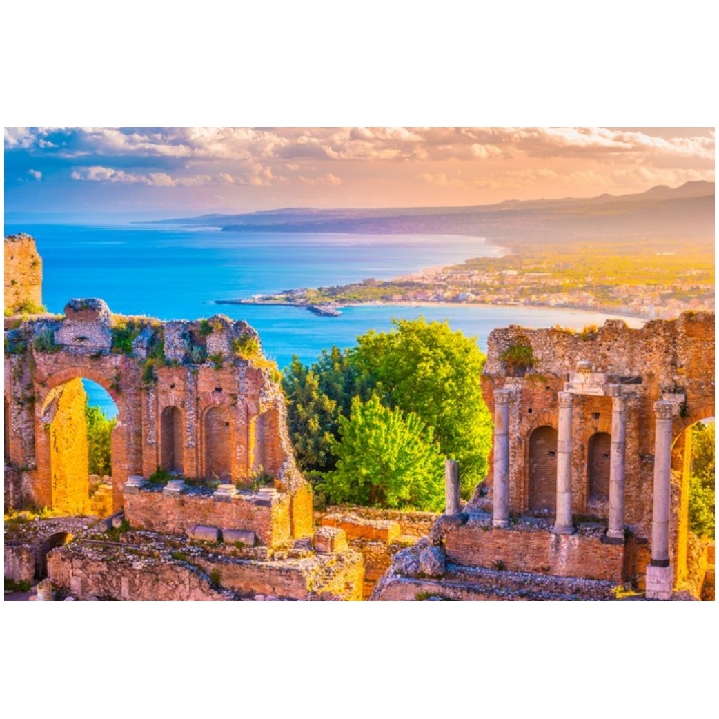 Картина по номерам "Сицилия одним ясным днем" (20 цветов, 30х40 см) ХК-6281
