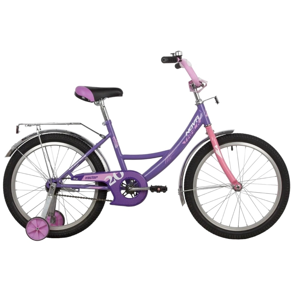 Велосипед 20" Novatrack Vector (фиолетовый)