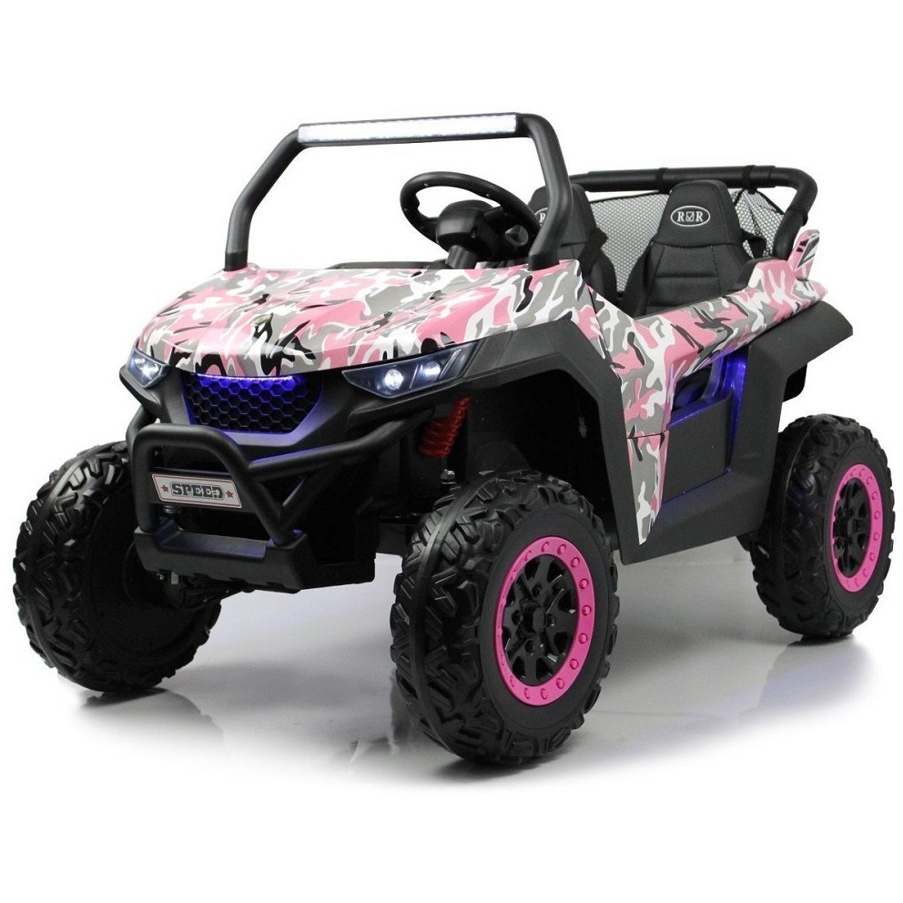 Электромобиль RiverToy 4WD (розовый камуфляж) T777TT