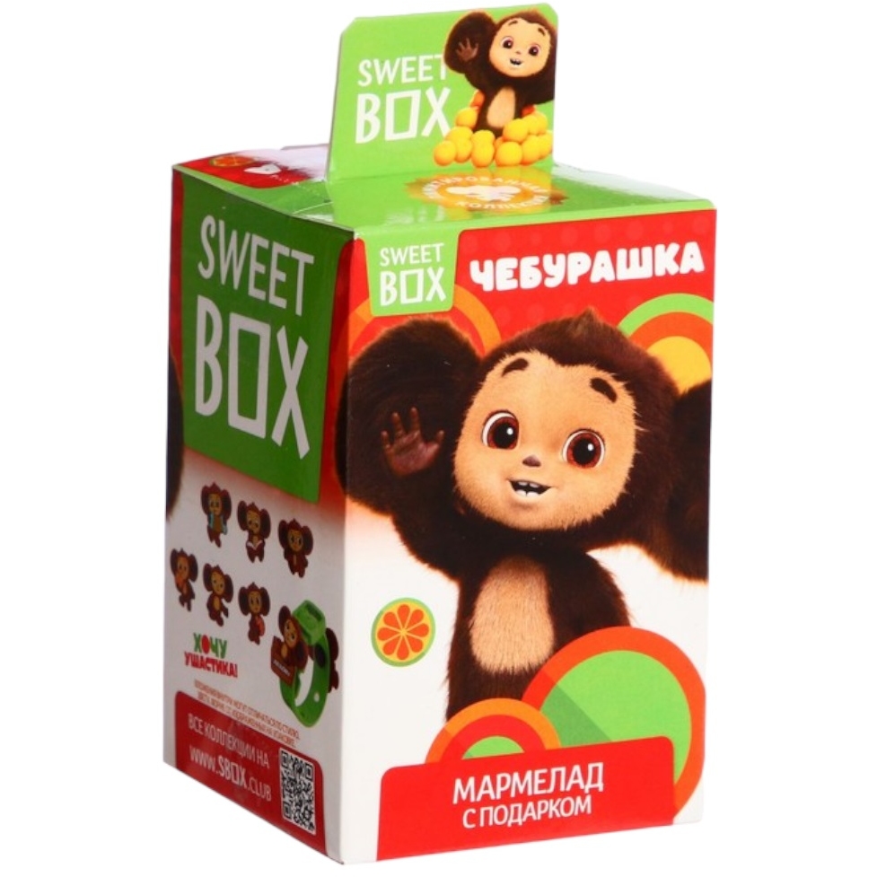 Мармелад Sweet box "Чебурашка" с подарком (10 г.) УТ56707