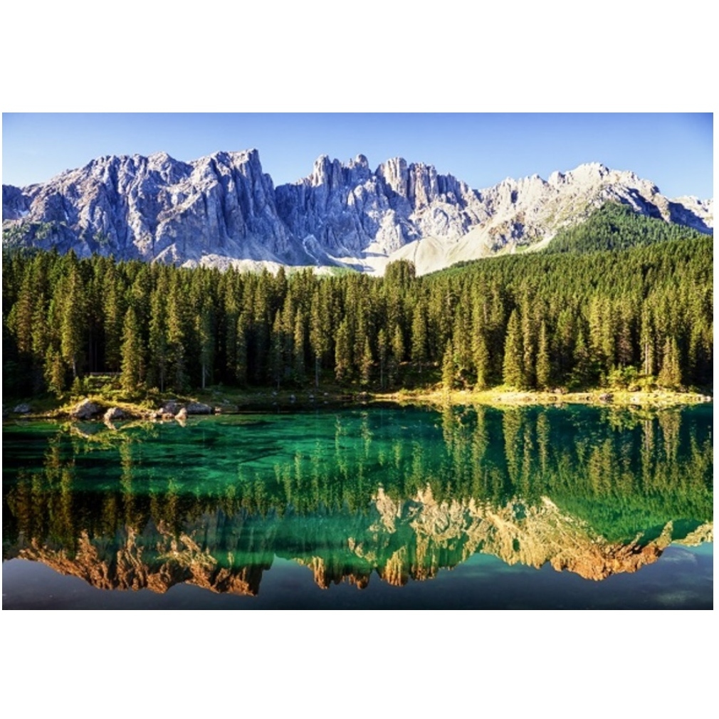 Алмазная мозаика "Красивый вид на озеро и горы" (30х40 см) AC34054