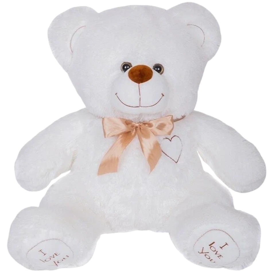 Мягкая игрушка "Медведь Феликс" (110 см, белый) МФ/60/31