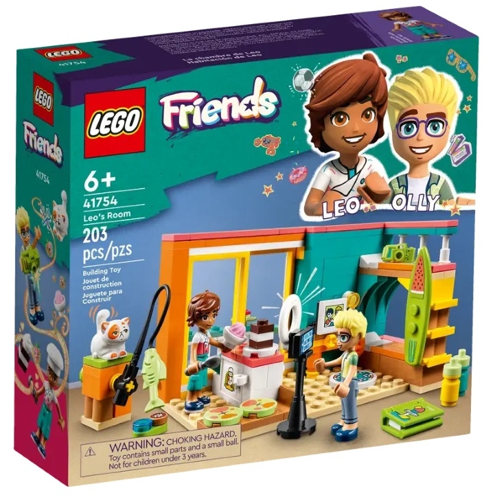 Конструктор Лего Friendes Комната Лео (203 дет.) 41754
