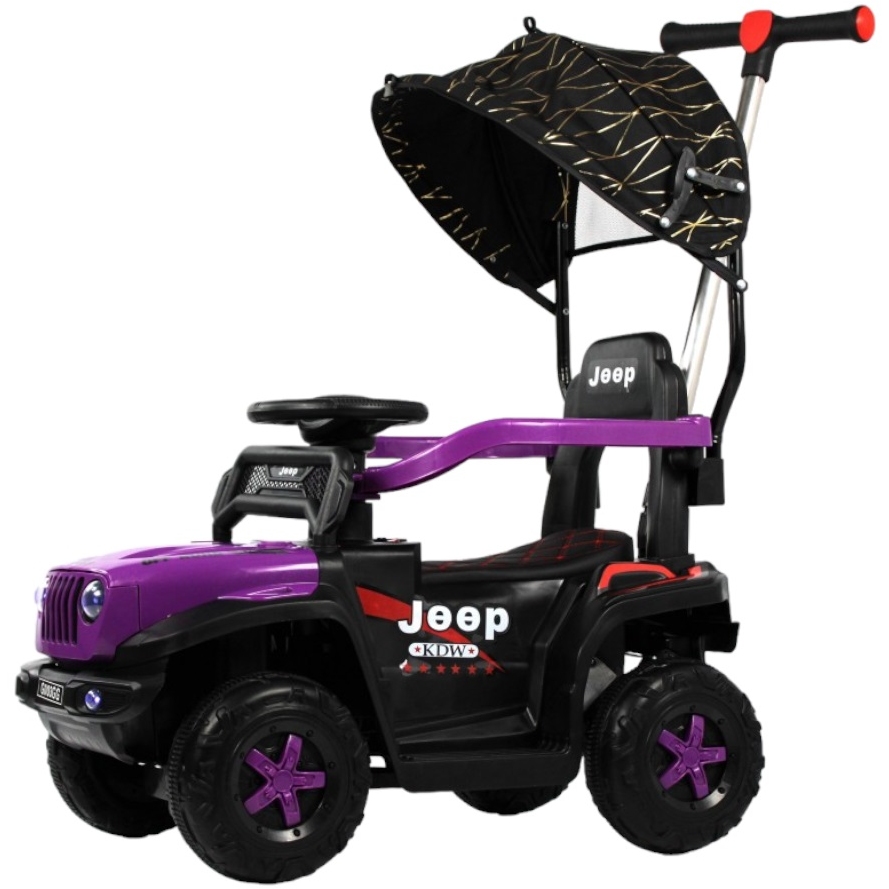Электромобиль-толокар Jeep (фиолетовый) G003GG