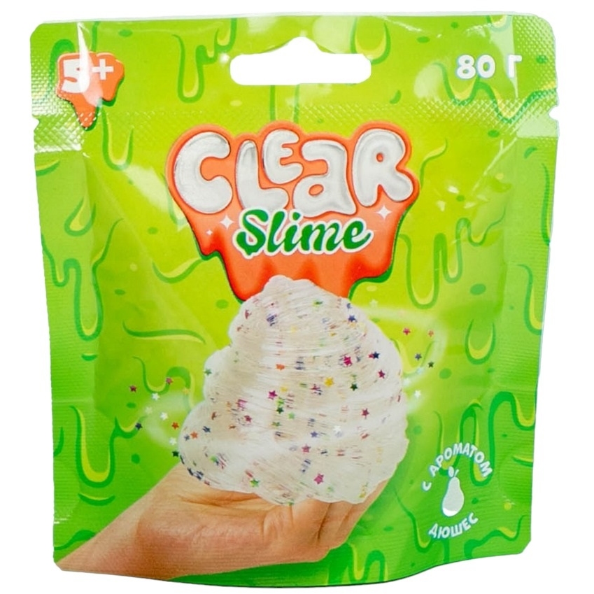 Игрушка ТМ "Slime" Сlear-slime в ассортименте, 80г. 9896642