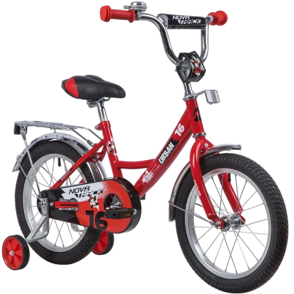 Велосипед 16" Novatrack Urban (красный)