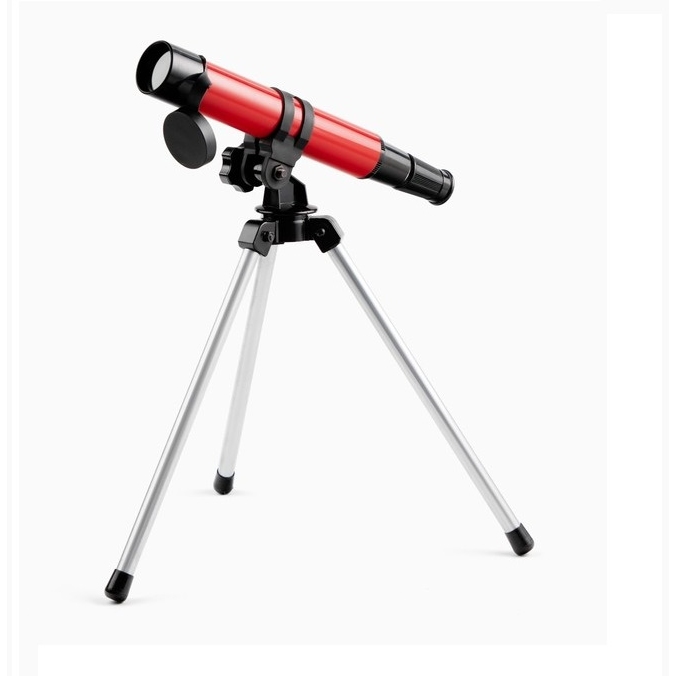 Телескоп настольный 30 кратного увеличения, красный 9942692