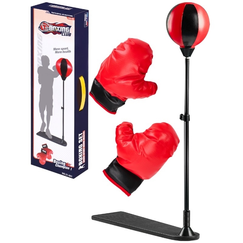 Набор для бокса "Сильный удар-2" (груша на подставке 102 см, перчатки)