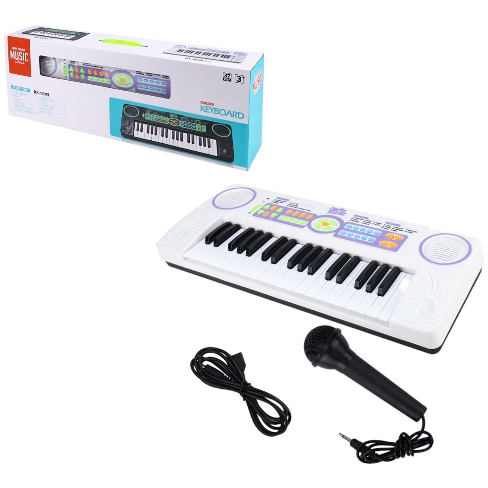 Музыкальная игрушка "Синтезатор" (37 клавиш, микрофон, 61 см)