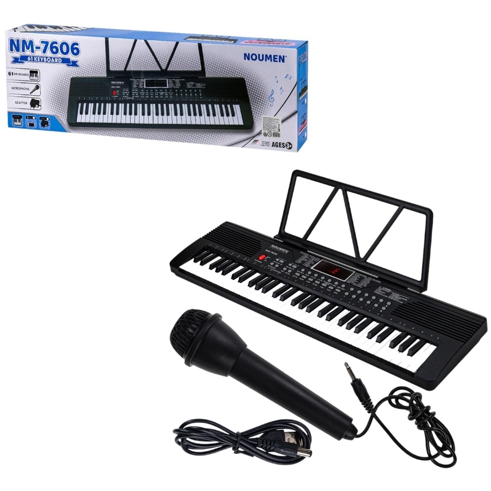 Музыкальная игрушка "Синтезатор" (61 клавиша, микрофон, 70 см)