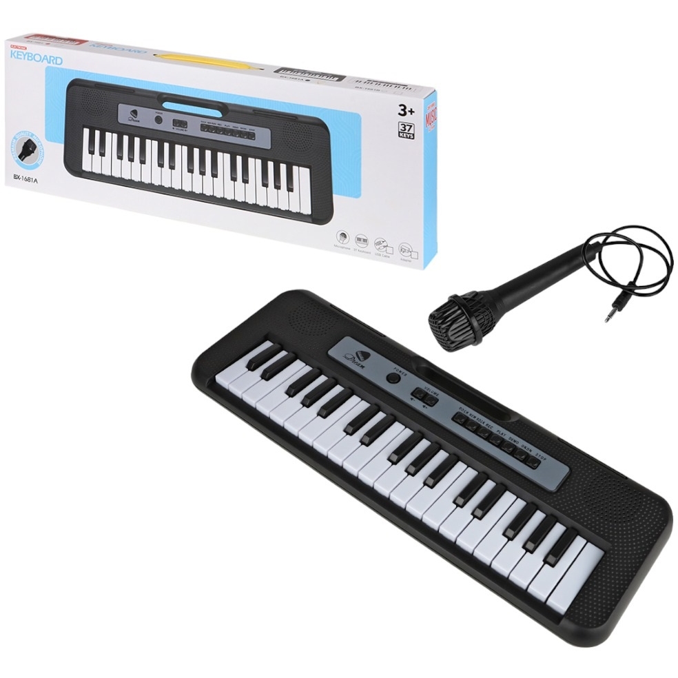 Музыкальная игрушка "Синтезатор" (микрофон, 37 клавиш, 46 см)