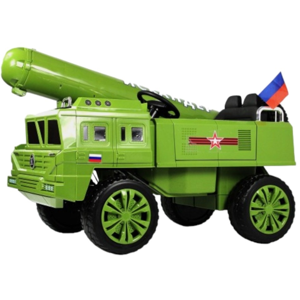 Электромобиль "Искандер" ракетный комплекс (зеленый) B111CP