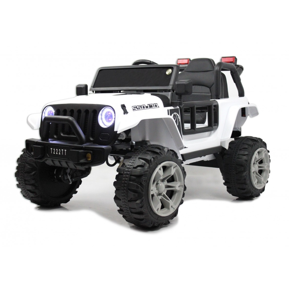 Электромобиль Jeep Wrangler 4WD (белый) T222TT