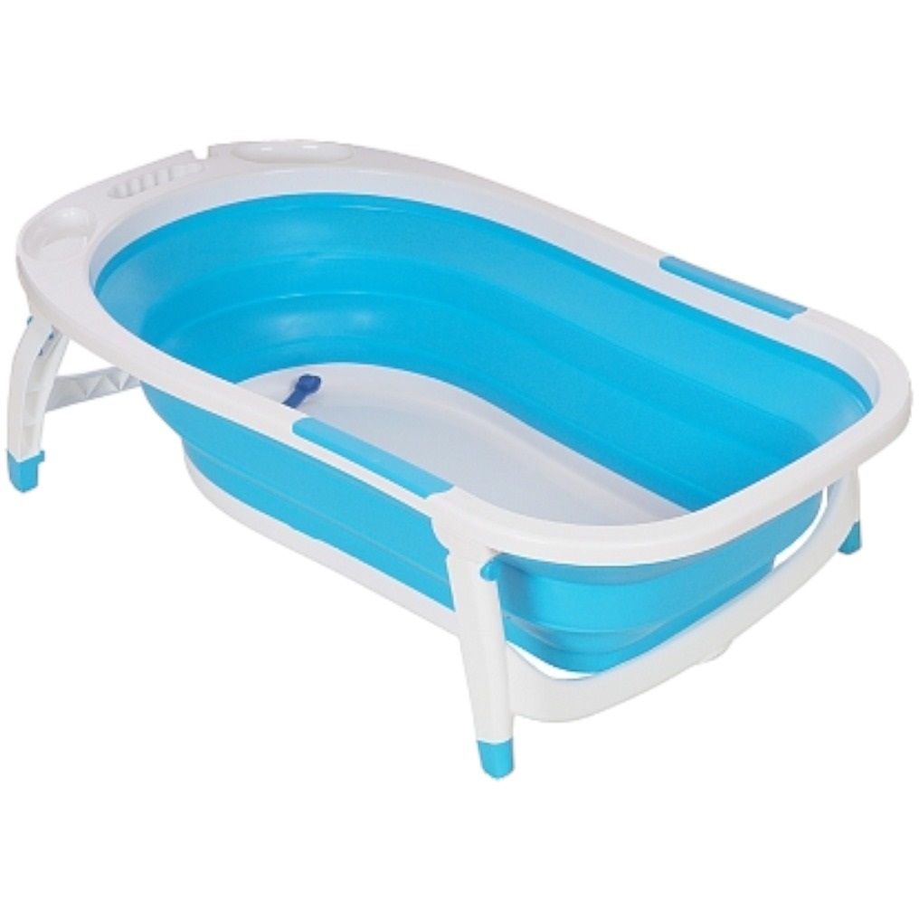 Детская ванна складная 85 см Blue/Голубая 85*51*21 см (уп/6 шт) 8833-Blue